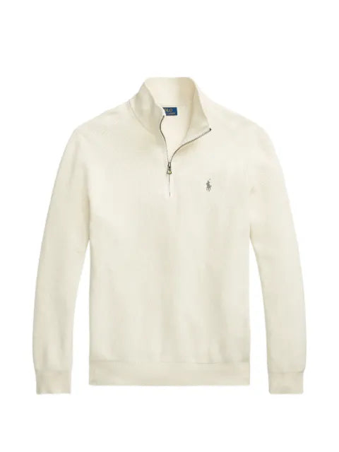 Polo Ralph Lauren zip-fastening logo-embroidered sweater