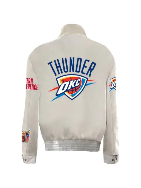 Jeff Hamilton  Oklahoma City Thunder bomber jacket