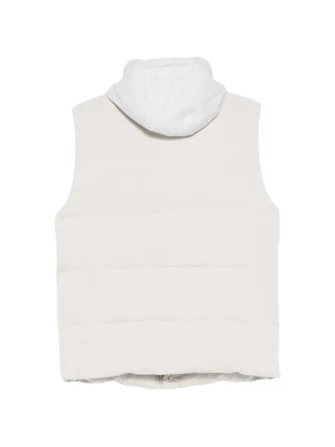 Eleventy hooded padded gilet