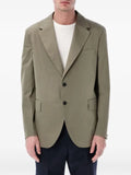Prada button poplin blazer