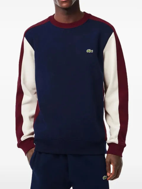 Lacoste colourblock logo-detail sweatshirt