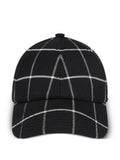 Courrèges checked baseball cap