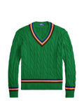 Polo Ralph Lauren cable-knit wool-cotton Cricket jumper