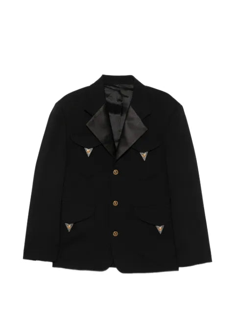 Versace long-sleeve buttoned blazer