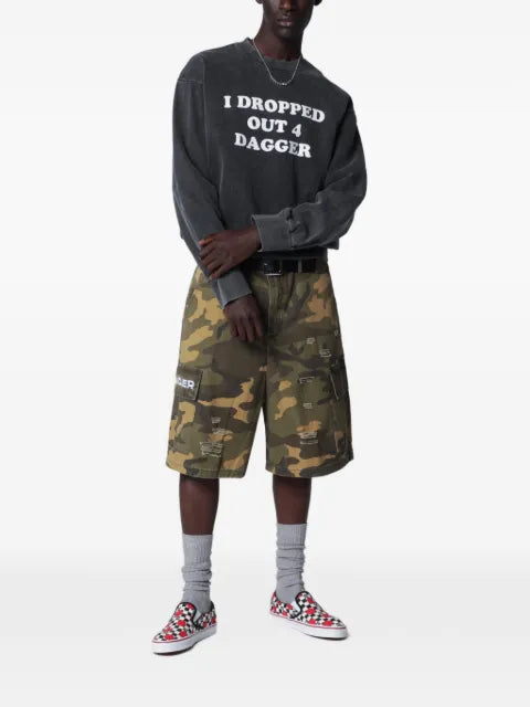 DAGGER slogan-print sweatshirt