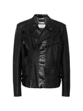 Philipp Plein biker jacket in python leather