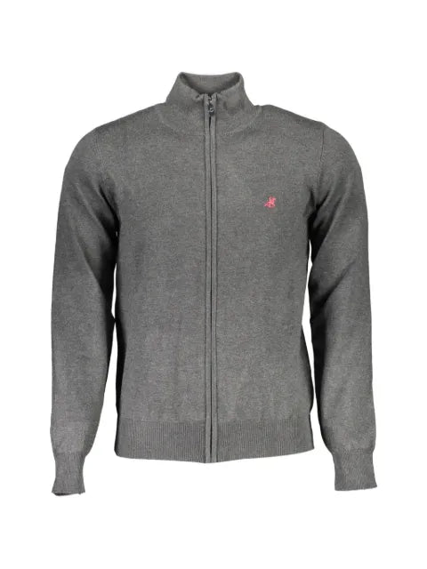 U.S. Grand zip-up cotton sweater