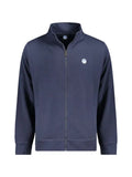North Sails logo-detail zip-up cardigan