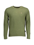 Napapijri logo-patch crew-neck sweater