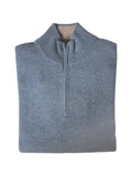 HARTFORD quarter-zip knit sweater
