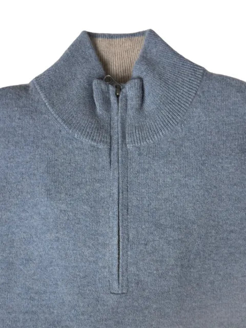 HARTFORD quarter-zip knit sweater