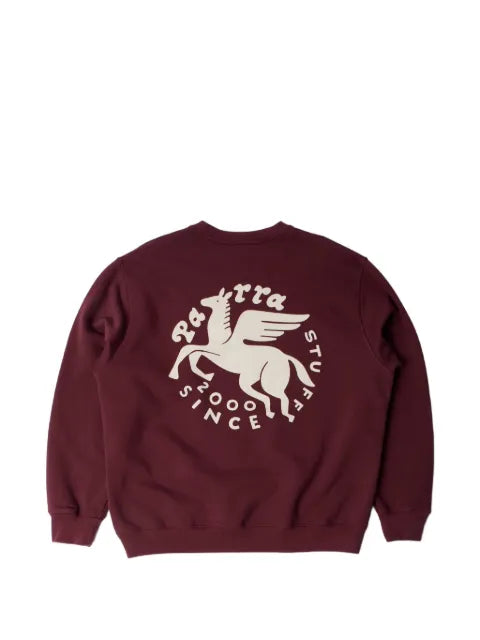 BY PARRA Gasoline crew-neck sweatshirt