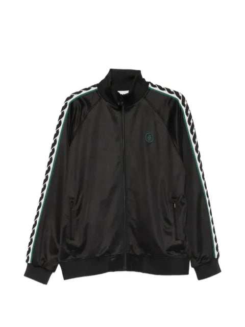 Drôle De Monsieur logo-patch side-stripe jacket