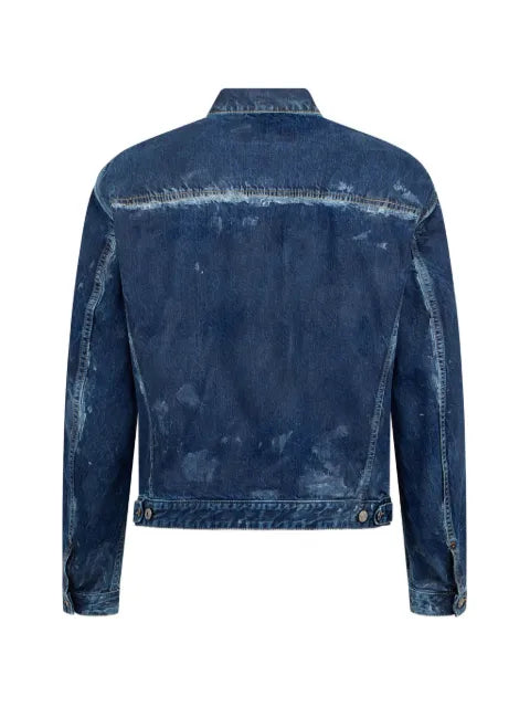 DSQUARED2 distressed oversized denim jacket