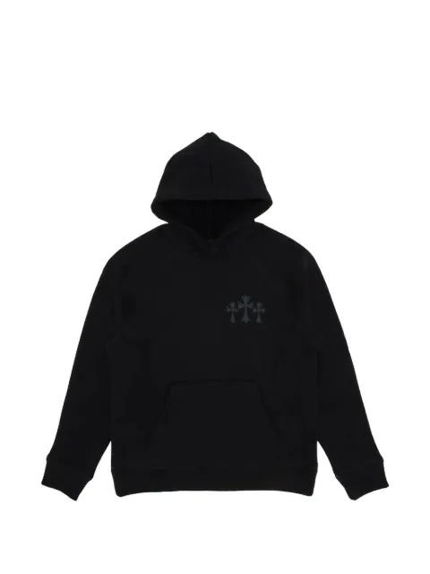 Chrome Hearts logo-embroidery hoodie