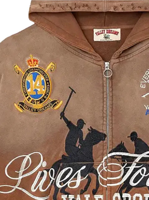 Vale Rockefeller zip-up hoodie