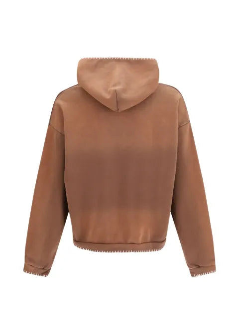 FOUND logo-embroidered hoodie
