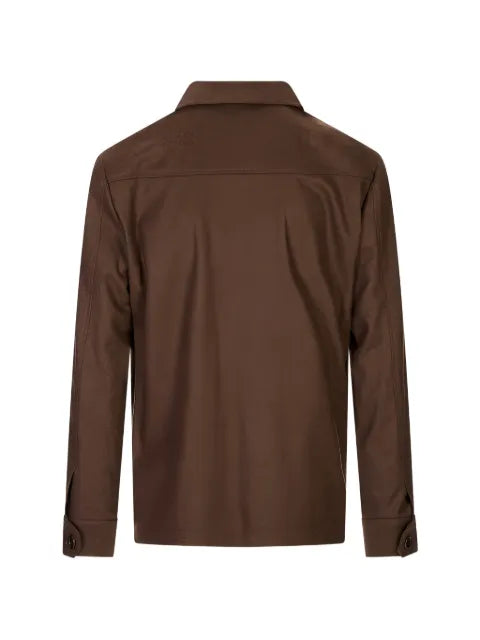 Corneliani button-up multi-pocket jacket