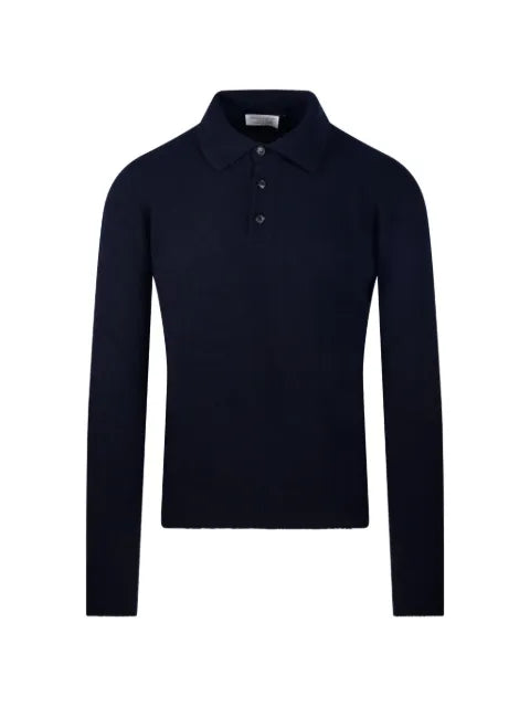 Roberto Collina long-sleeve polo-collar sweater