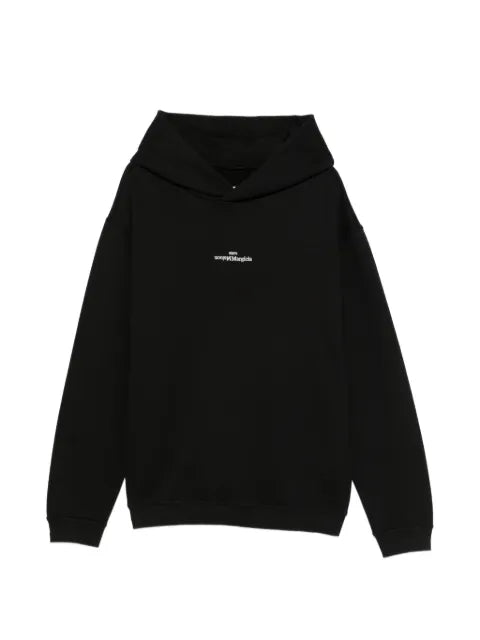 Maison Margiela logo-embroidered hoodie