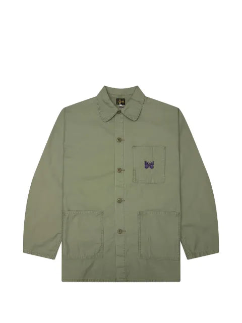 Needles Reversed Sateen butterfly-embroidered jacket