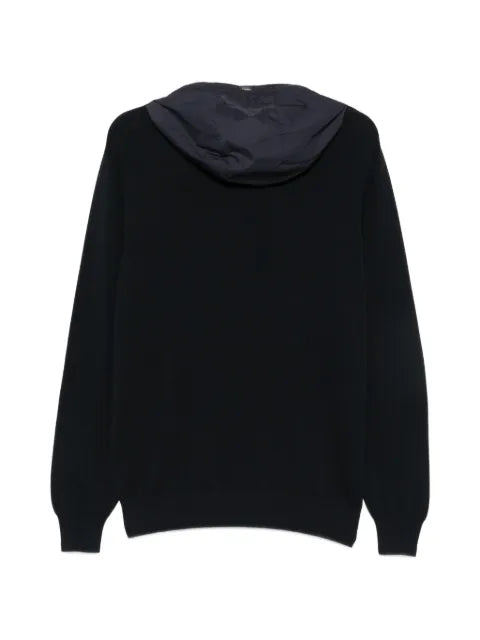 Herno hooded cotton sweater