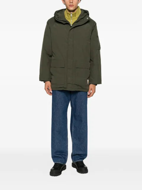 Carhartt WIP Standwood hooded logo-patch jacket