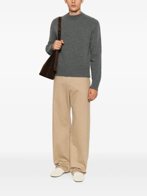 extreme cashmere Bourgeois ribbed-knit sweater