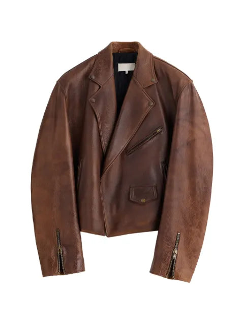 Maison Margiela biker leather jacket