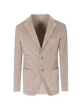 L.B.M. 1911 single-breasted corduroy blazer
