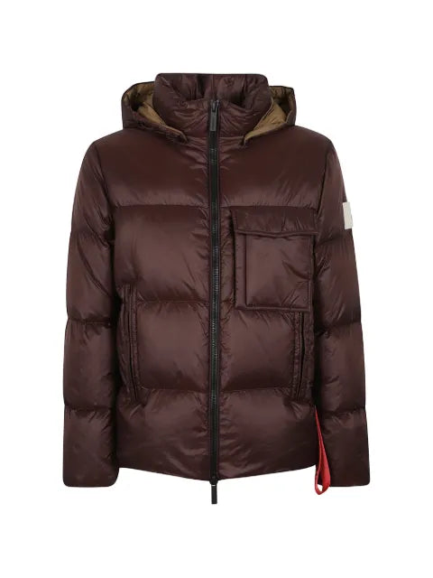 AFTER LABEL quilted hooded jacket