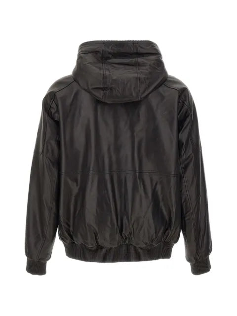 Moose Knuckles Neo leather hooded jacket