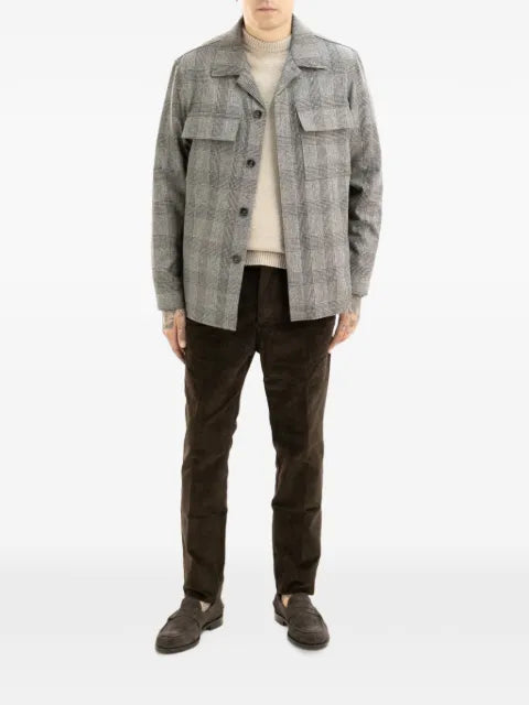 Cruna Bruges check-pattern overshirt