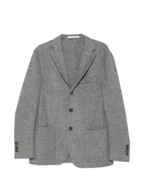 Eleventy single-breasted notched-lapel blazer