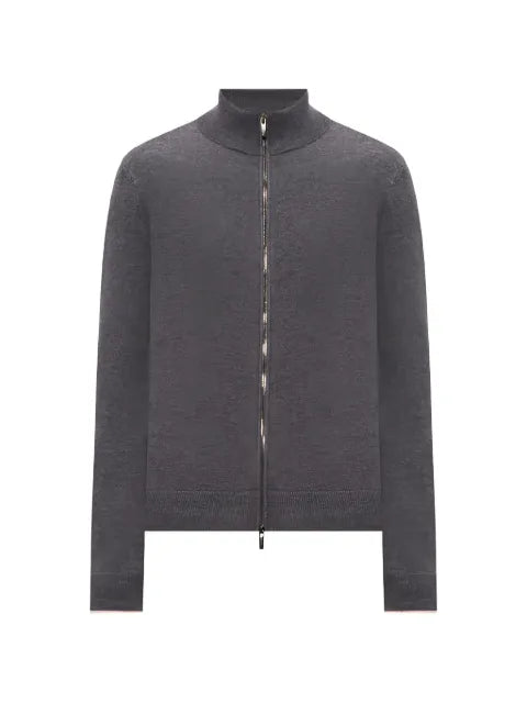 Peserico zip-up knitted cardigan