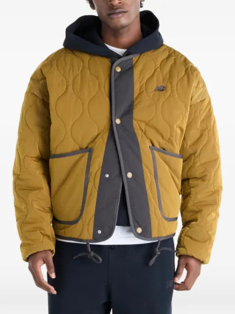 New Balance quilted bomber jacket