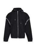 Mastermind Japan zip-up layered hoodie