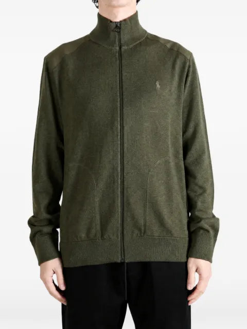 Polo Ralph Lauren hybrid mockneck cardigan