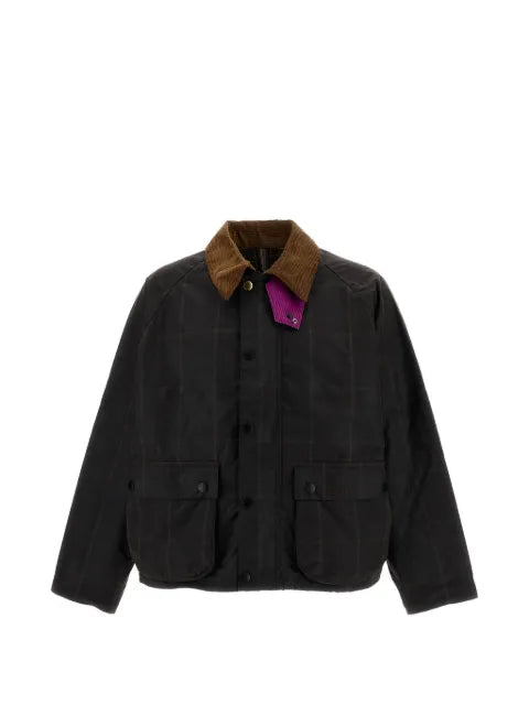 Barbour x Paul Smith Loves Barbour check waxed-cotton jacket