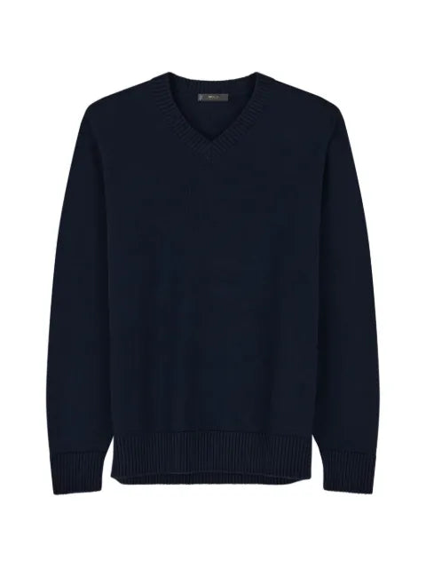 Boggi Milano V-Neck jumper in extrafine merino wool