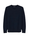 Boggi Milano V-Neck jumper in extrafine merino wool