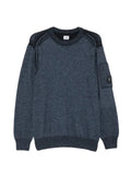 C.P. Company Lens-detail ribbed-trim sweater