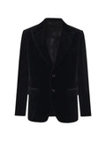 Lardini velvet peak-lapel blazer