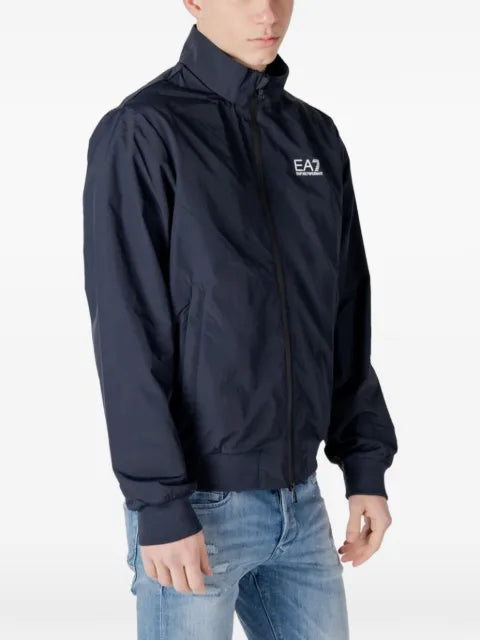 Ea7 Emporio Armani logo-print bomber jacket