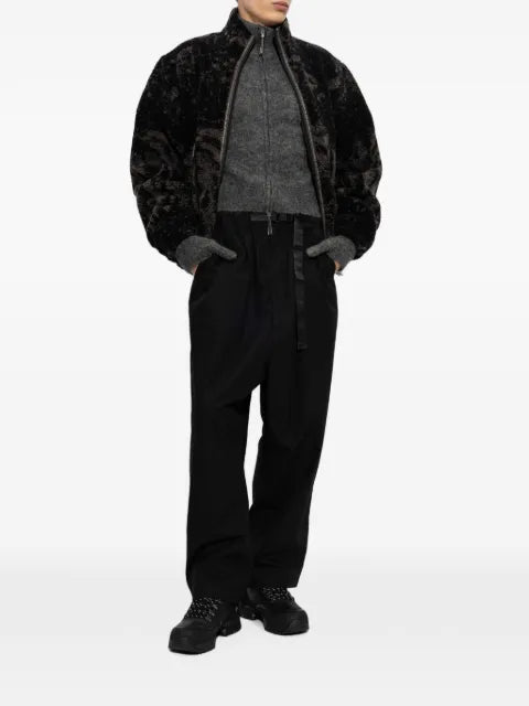 ROA zip-up mohair-blend cardigan