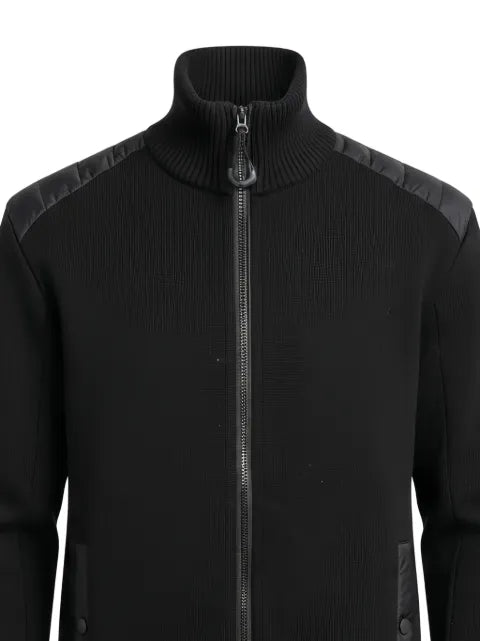 Moncler Grenoble padded-panel knit cardigan