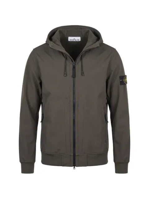 Stone Island Q100004 soft-shell-R_E.Dye® technology hooded jacket