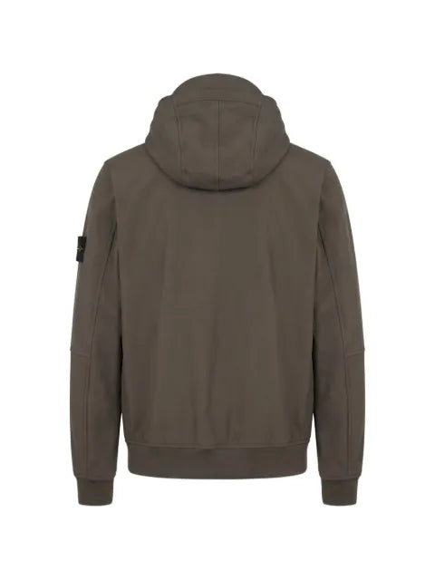 Stone Island Q100004 soft-shell-R_E.Dye® technology hooded jacket