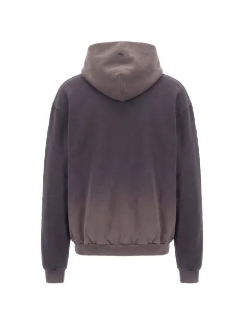 REPRESENT 247 graphic-print fleece-texture hoodie