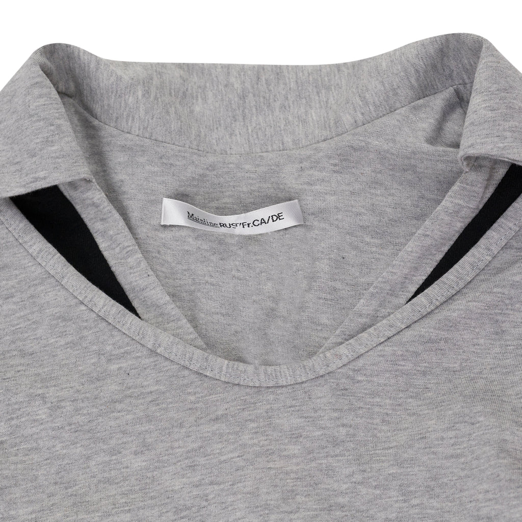 Grey Jess Layered Polo